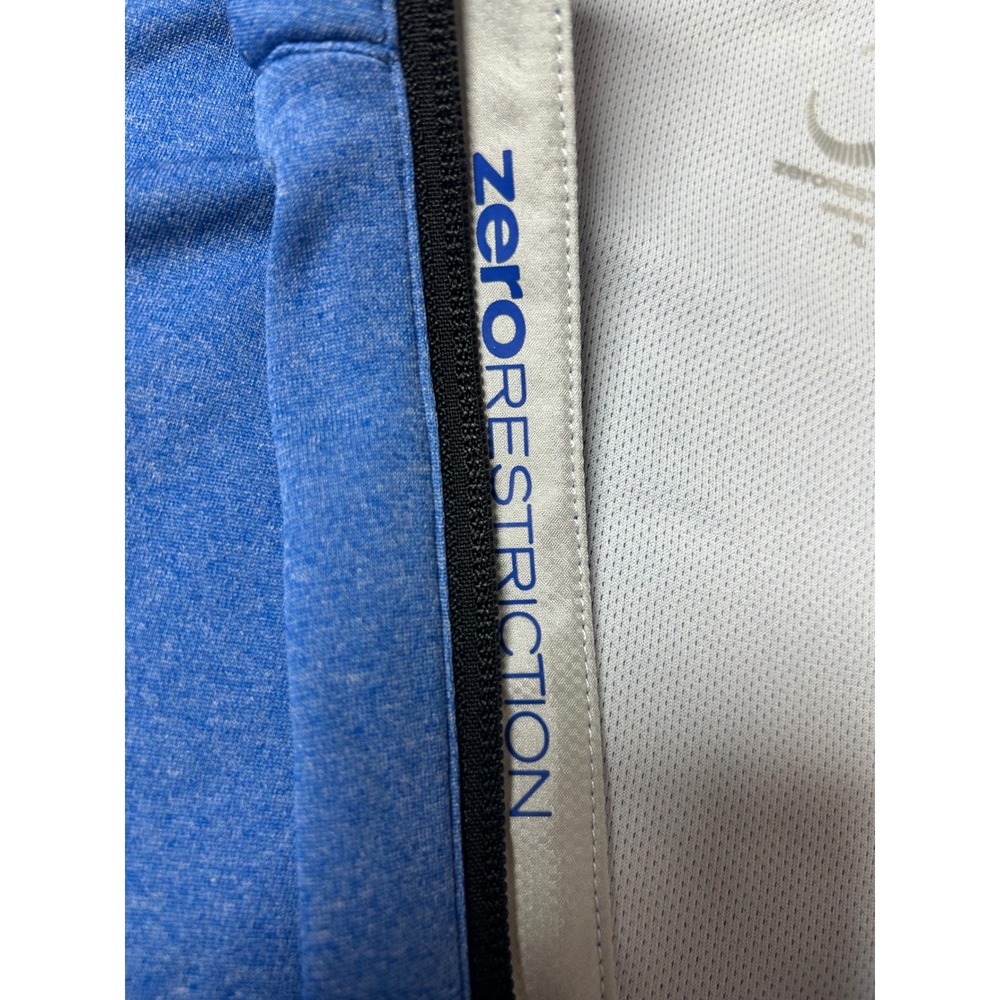 Zero Restriction Mens Blue 1/4 Zip Golf Pullover Sunnehanna County Club Large - Picture 5 of 16